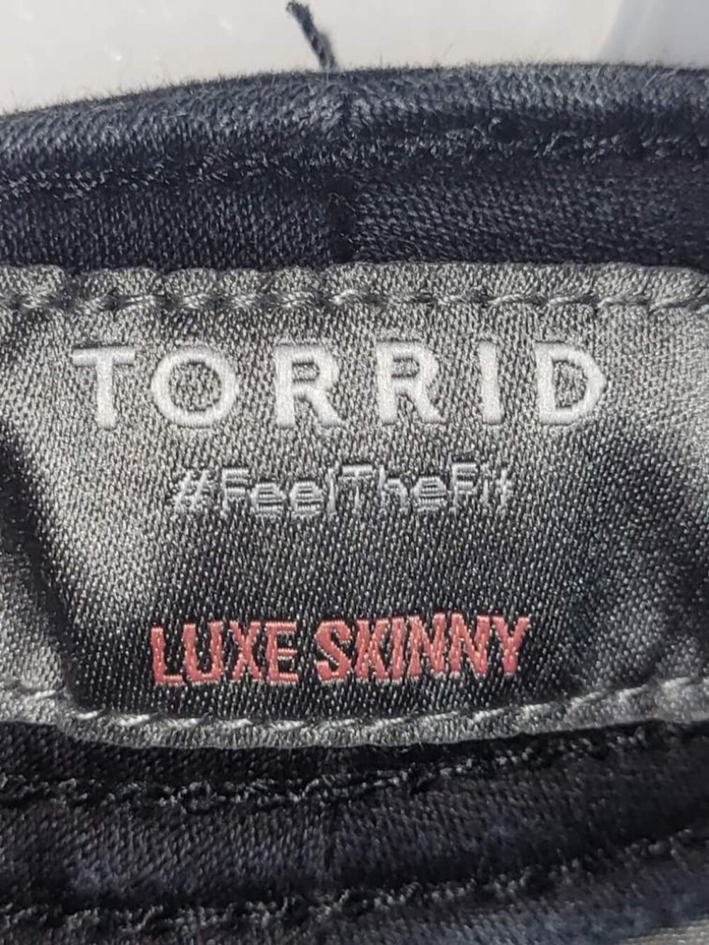 Torrid 16T Black Luxe Skinny Jeans - Picture 4 of 7